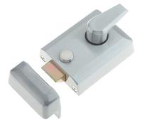 Loops Standard Style 90mm Satin Chrome Night Latches For Ultimate Security - Bolt Latch