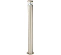Loops Stepped Outdoor Bollard Light - 3.3W LED Module - 800mm Height - Stainless Steel in Metallics Loops Metallics