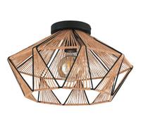 Loops Stunning Modern Black Ceiling Light For Indoor Spaces - Versatile Semi-Flush Design