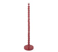Loops Stylish 1327mm Tall Floor Lamp In Glossy Pink Clay Finish With E27 Led Compatibility