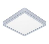 Loops Stylish 22Cm Chrome Square Led Ceiling Light For Modern Indoor Spaces