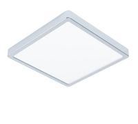 Loops Stylish 29Cm Modern Chrome Square Led Ceiling Light For Indoor Spaces