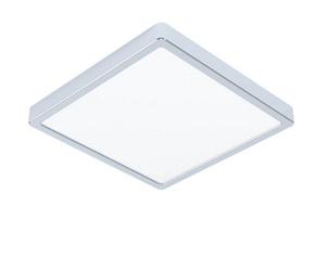 Loops Stylish 29Cm Modern Chrome Square Led Ceiling Light For Indoor Spaces