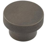 Loops Stylish 40mm Dark Bronze Cupboard Knob For Modern Interiors Kitchen Cabinet Knob