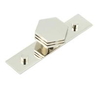 Loops Stylish 40mm Plain Polished Nickel Cupboard Knob For Modern Interiors - Kitchen Cabinet Knob