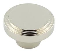 Loops Stylish 40mm Polished Nickel Cupboard Knob For Modern Interiors Kitchen - Cabinet Knob
