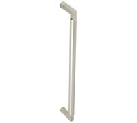 Loops Stylish 425mm Bolt Through Pull Handle In Polished Nickel Finish - Door Handle