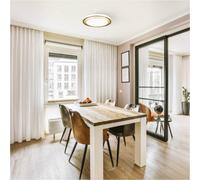 Loops Stylish 49Cm Gold-Coloured Led Ceiling Light For Modern Indoor Spaces
