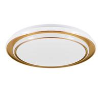 Loops Stylish 49cm Gold-Coloured LED Ceiling Light for Modern Indoor Spaces in White Loops White