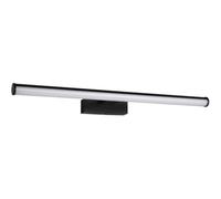 Loops Stylish 60Cm Black Mirror Wall Light For Modern Bathrooms