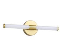Loops Stylish 60Cm Led Brushed Brass Wall Light For Modern Bathroom Design