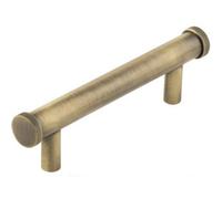 Loops Stylish 96mm Antique Brass Cabinet Handle For Modern Interiors - Kitchen Drawer Pull Handle