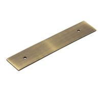 Loops Stylish Antique Brass Backplates For Cabinet Handle - 140X30mm - Kitchen Drawer Pull Handle