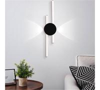 Loops Stylish Black LED Ceiling Light - LED Bar UP & Down Lamp Loops Black