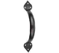 Loops Stylish Black Tear Cabinet Handle 185X50mm For Elegant Interiors - Kitchen Drawer Pull Handle
