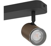 Loops Stylish Bronze And Black Led Bathroom Ceiling Spotlight For Modern Homes