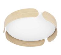 Loops Stylish Brown 40Cm Led Round Ceiling Light For Modern Indoor Spaces