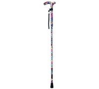 Loops Stylish Deluxe Ambidextrous Folding Walking Cane With 5 Adjustable Heights