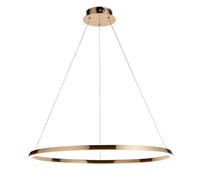 Loops Stylish French Gold Ceiling Pendant Light With White Silicone Shade