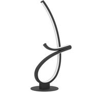 Loops Stylish Led Black Table Lamp For Modern Home Decor - Perfect Indoor Lighting Solution
