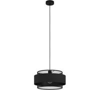 Loops Stylish Modern Black 40Cm Pendant Ceiling Light For Indoor Spaces