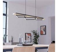 Loops Stylish Modern Black And Brown Led Pendant Ceiling Light For Contemporary Interiors