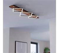 Loops Stylish Modern Black And Brown Rustic Led Ceiling Light For Indoor Spaces