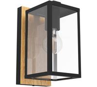 Loops Stylish Modern Black And Brown Wall Light For Indoor Spaces