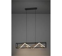 Loops Stylish Modern Black And Gold Pendant Light For Indoor Spaces - Ceiling Fixture