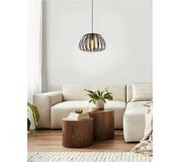 Loops Stylish Modern Black And Gold Pendant Light - Home Ceiling