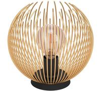 Loops Stylish Modern Black And Gold Table Lamp For Elegant Indoor Lighting