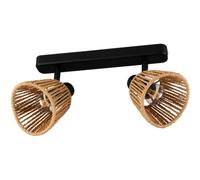 Loops Stylish Modern Black Led Ceiling Light Fixture For Home Interiors