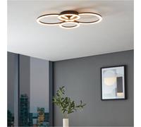 Loops Stylish Modern Black Pendant Light - 45Cm Indoor Ceiling Fixture For Home Decor