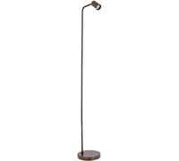 Loops Stylish Modern Bronze Floor Lamp with GU10 Light for Indoor Spaces in Brown Loops Brown