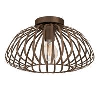 Loops Stylish Modern Bronze Semi-Flush Ceiling Light For Indoor Spaces