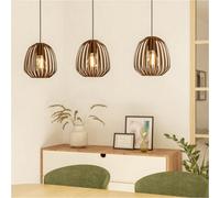 Loops Stylish Modern Bronze Triple Pendant Ceiling Light For Indoor Spaces