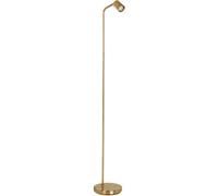 Loops Stylish Modern Brushed Brass Floor Lamp - Gu10 Indoor Lighting Solution