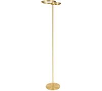 Loops Stylish Modern Brushed Brass Led Floor Lamp For Indoor Lighting