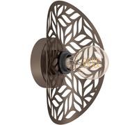 Loops Stylish Modern Design Bronze Wall Light for Indoor Home Decor in Brown Loops Brown