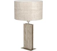 Loops Stylish Modern Satin Nickel Table Lamp For Home Decor - Perfect Indoor Lighting Solution