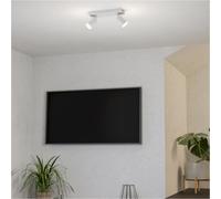 Loops Stylish Modern White Bar Ceiling Spotlight For Indoor Spaces