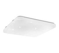 Loops Stylish Modern White Square Led Ceiling Light For Indoor Bathroom