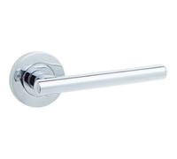 Loops Stylish Polished Chrome Door Handle For Modern Interiors Interior Handle
