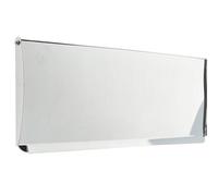 Loops Stylish Polished Chrome Inner Door Tidies 304X88mm For A Sleek Finish - Internal Letter Box Plate