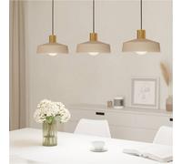 Loops Stylish Sandy Brushed Brass Triple Pendant Light For Indoor Ceilings