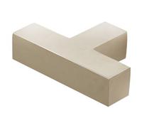 Loops Stylish T-Bar Square Cupboard Knob In Polished Nickel Finish - Kitchen Cabinet Knob