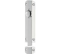 Loops Surface Mounted Flat Sliding Door Bolt Lock 102 x 36mm Polished Chrome Loops Multicolor