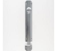 Loops Surface Mounted Flat Sliding Door Bolt Lock 254mm X 36mm Satin Chrome