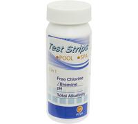 Loops Swimming Pool & Hot Tub Chlorine PH & Alkaline Test Strips 3 In 1 Water Quality
