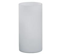 Loops Table Desk Lamp Shade White Glass Opal Matt In Line Switch Bulb E14 1x60W Loops White